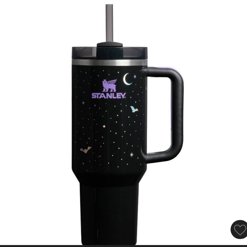Stanley Halloween 40oz H2.0 Flowstate Quencher Tumbler in Spellcast Black. NWT!